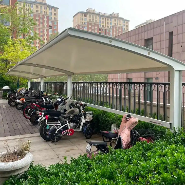 额敏县膜结构电动车棚